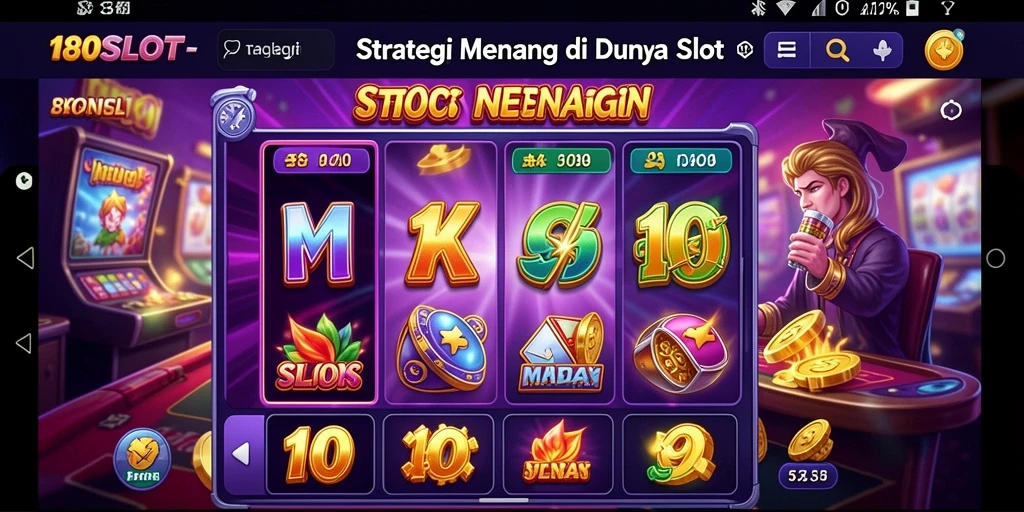 Gameplay seru dengan strategi dalam 180SLOT.