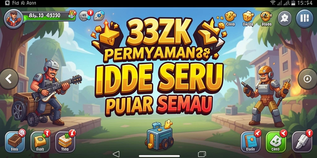 Screenshot gameplay 33ZK menampilkan suasana santai dan progresif.