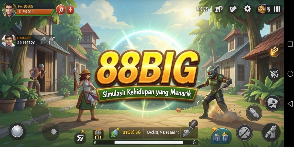 Tampilan gameplay menarik dari 88BIG dengan grafik simulasi yang memukau.