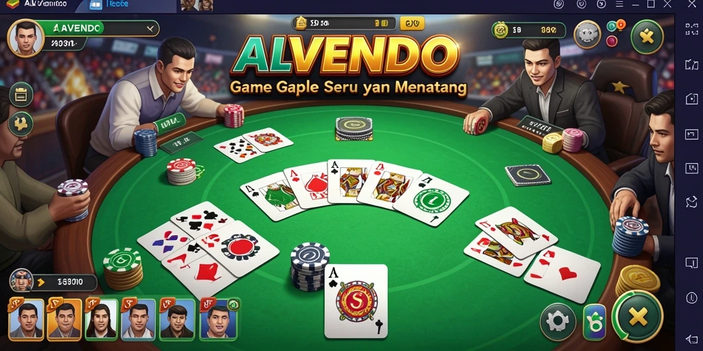 Tampilan gameplay Gaple yang menyenangkan dan interaktif.