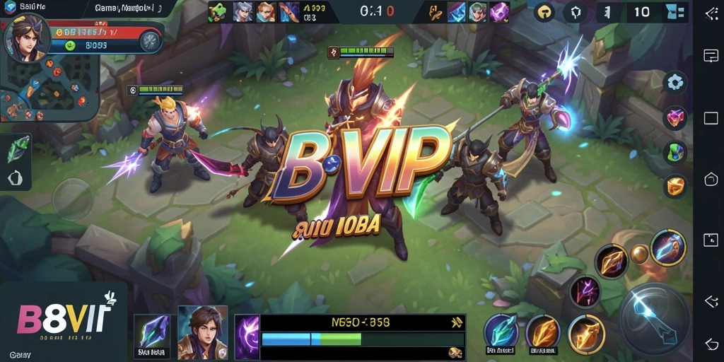 Tampilan gameplay mendebarkan di B8VIP, penuh aksi dan strategi.