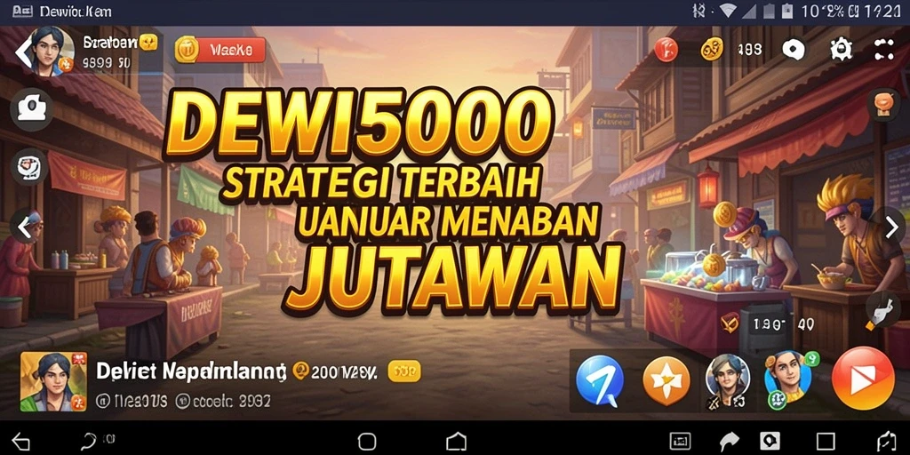 Screenshot DEWI5000 menampilkan gameplay menarik dengan strategi yang dinamis.