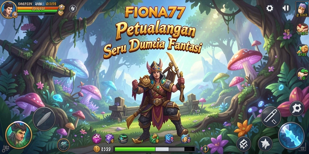 Tangkapan layar gameplay FIONA77 menampilkan aksi petualangan yang mendebarkan.