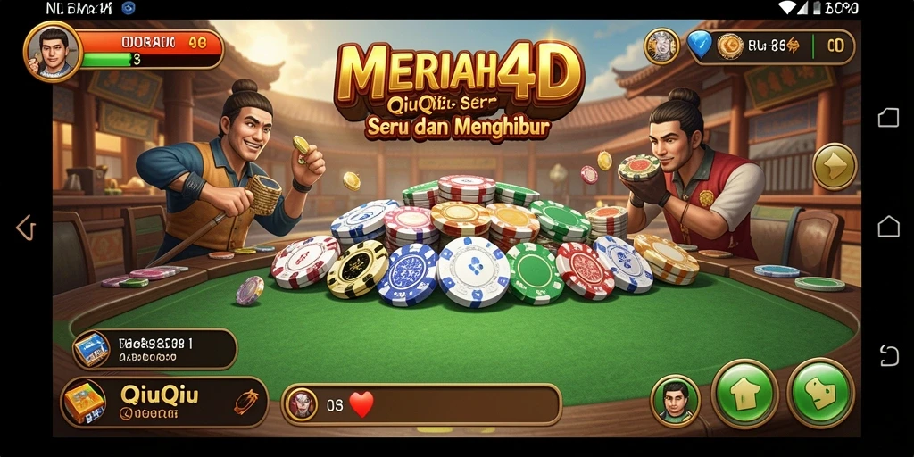 Tampilan gameplay menarik dalam MERIAH4D.