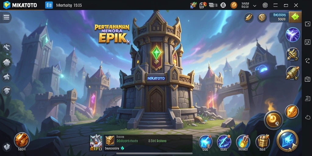 Gameplay seru Tower Defense dengan menara strategis dan musuh yang beragam.