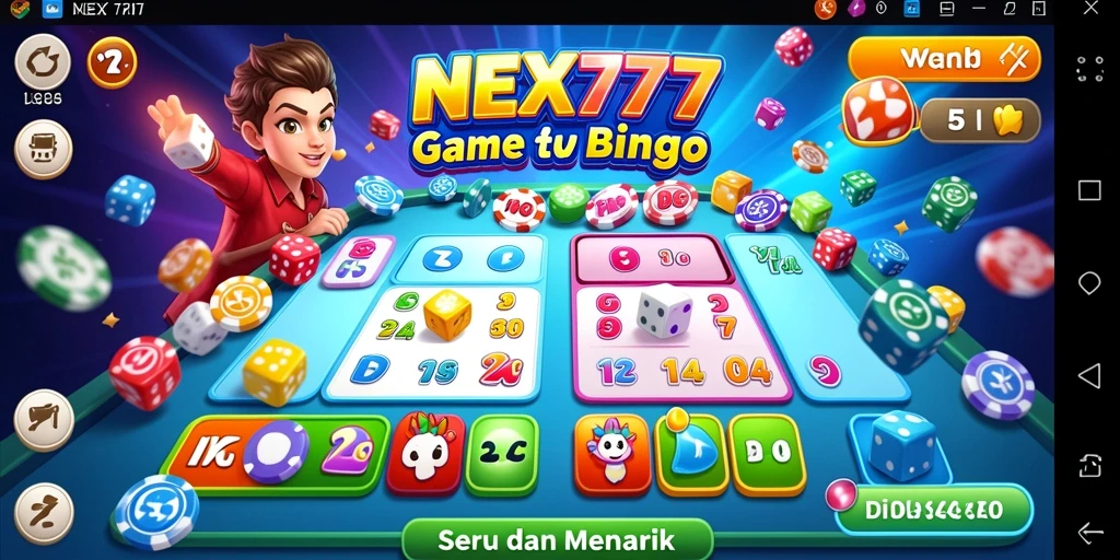 Screenshot gameplay NEX777 yang menunjukkan keseruan bermain Bingo.