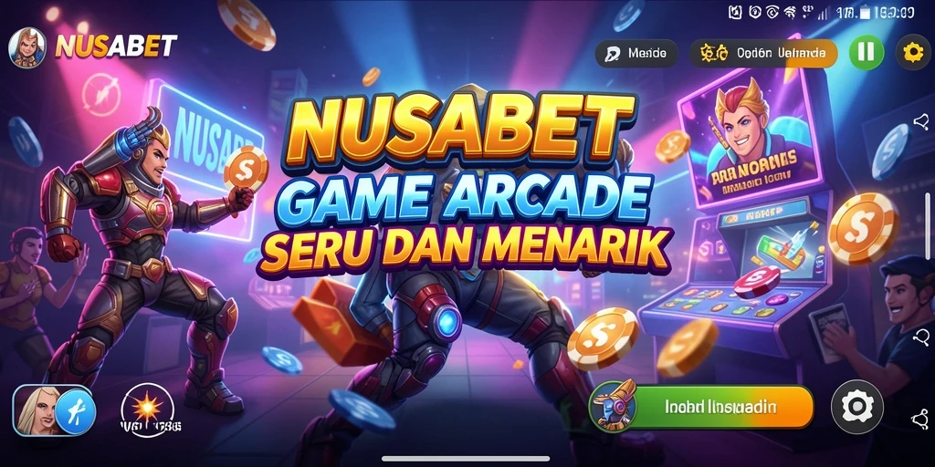 Tampilan gameplay seru NUSABET dalam aksi.