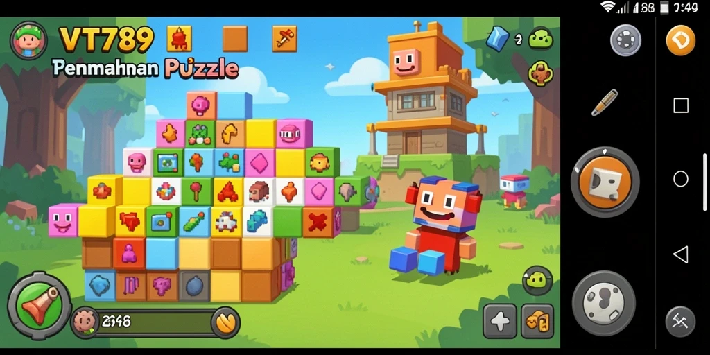 Tampilan gameplay VT789 yang penuh warna dan menarik.