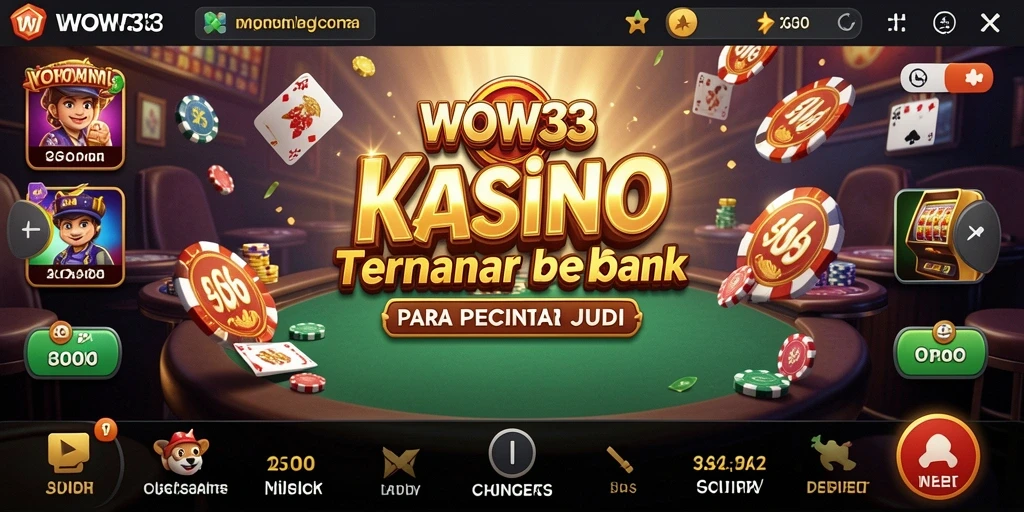 Tangkapan layar fitur gameplay WOW33 yang menarik dan mengasyikkan.